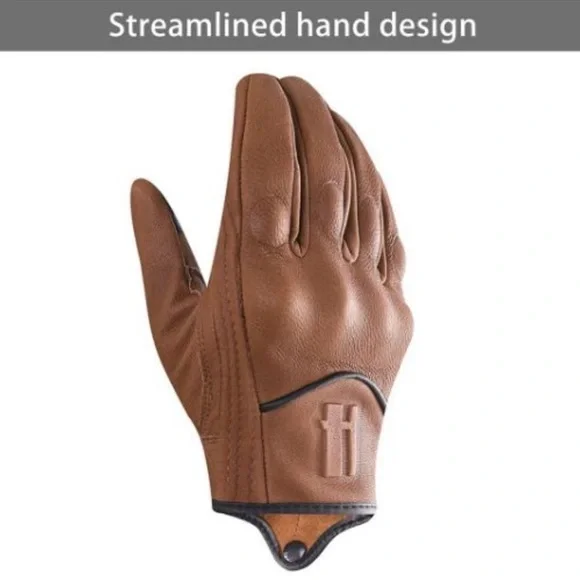 Motorcycle Gloves for Men,Leather Touch Screen Riding Driving Gloves